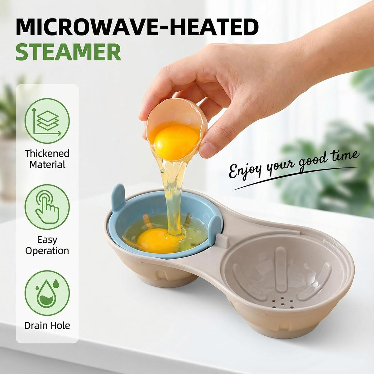 Egg Poacher Microwave Egg Cooker