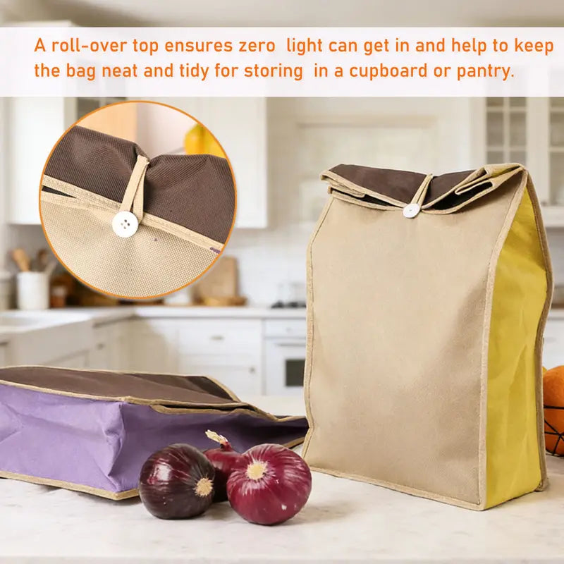 Reusable Self-Sealing Resealable Zipper Bags for Fresh Veg Storage - Breathable