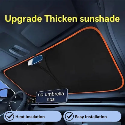 2026 New Portable Heat-Insulating Vehicle Sunshade