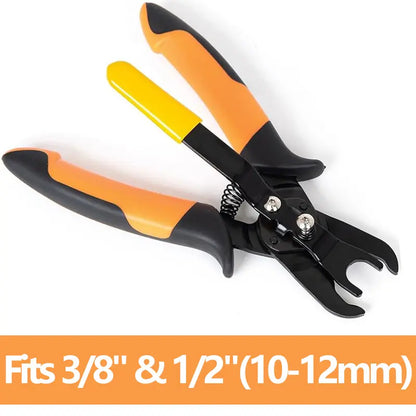 1-Hand Op. Heavy Duty Push-to-Connect Air Hose Connector Remover Pliers