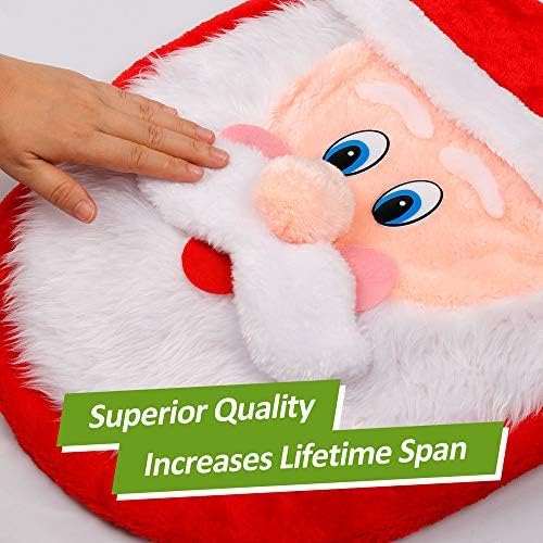 3 Pieces Christmas Toilet Seat Cover Set