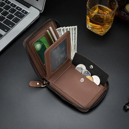 New Men's Vintage Short Wallet – High-Quality Business Wallet