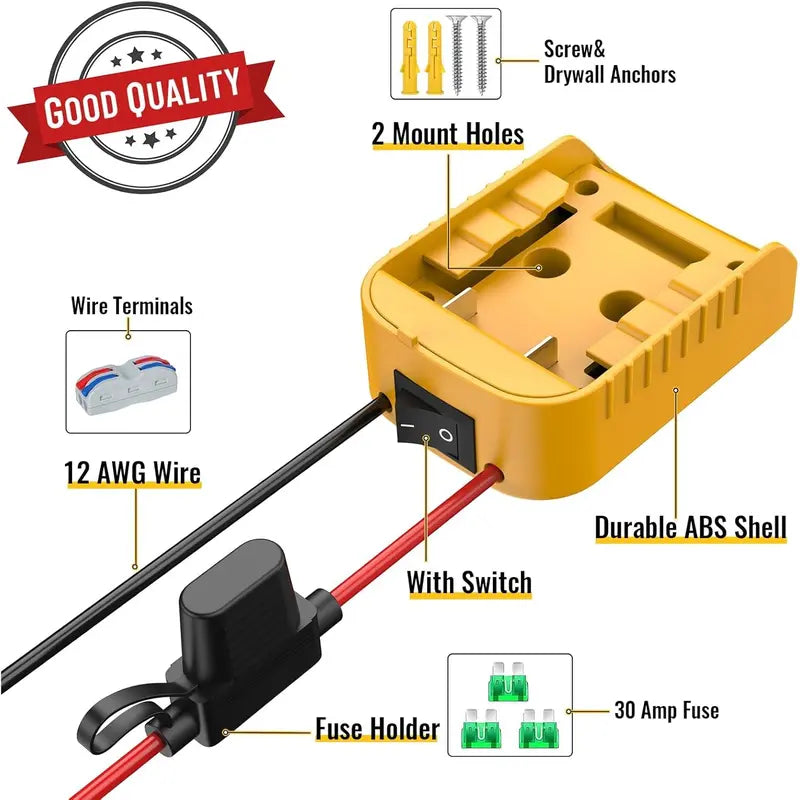 Electric toy car adapter
