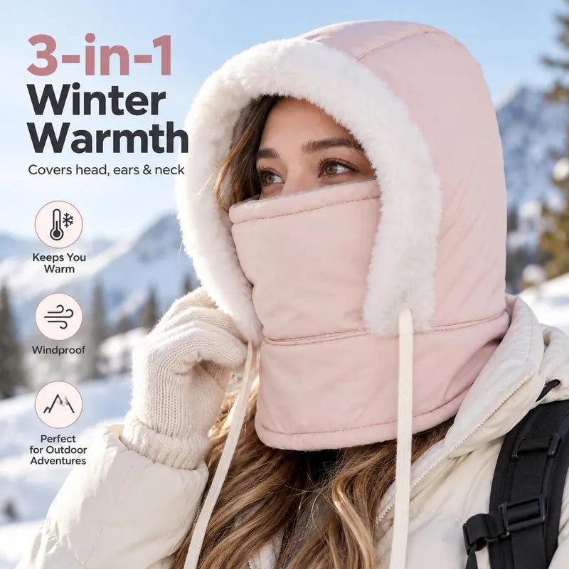 Unisex Thickened Warm Fleece Hat