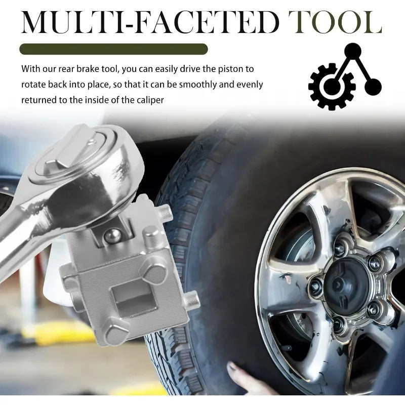 Brake Caliper Compression Tool – 3/8" Square Drive