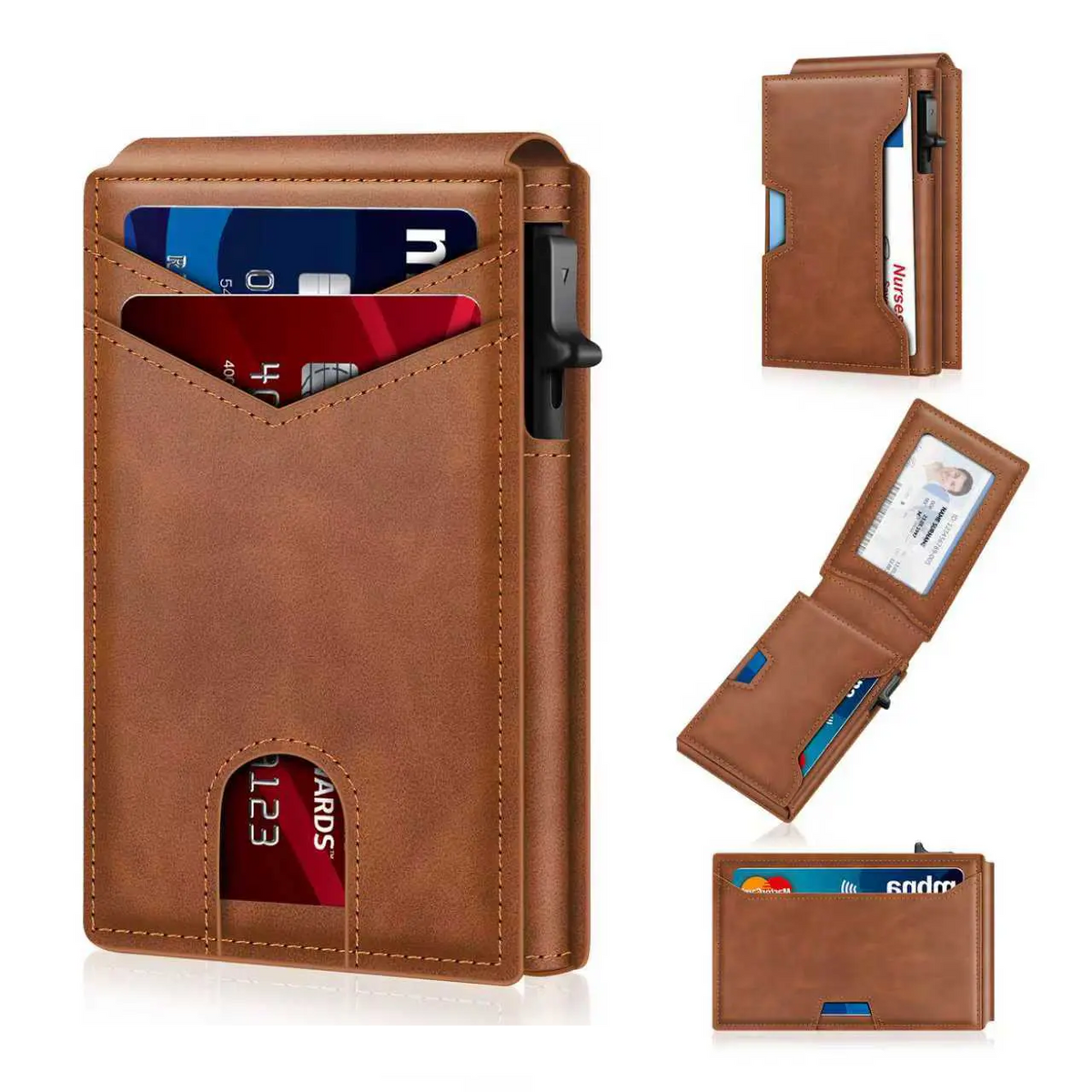 Stylish RFID Popup Card Wallet for Men