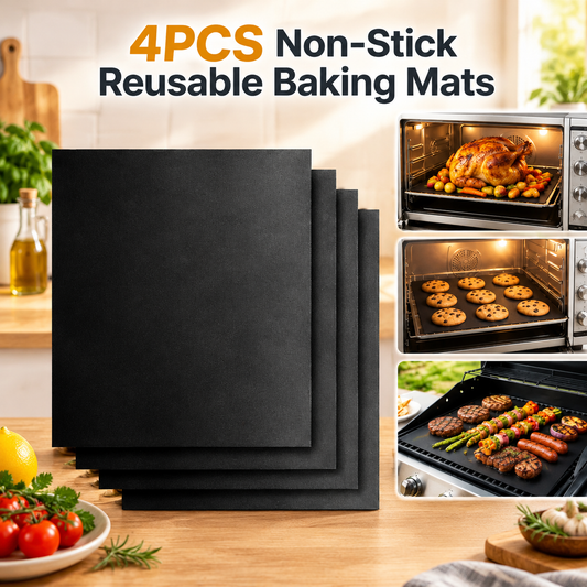 4-Pcs of Thick Oven Liners for Oven Bottom