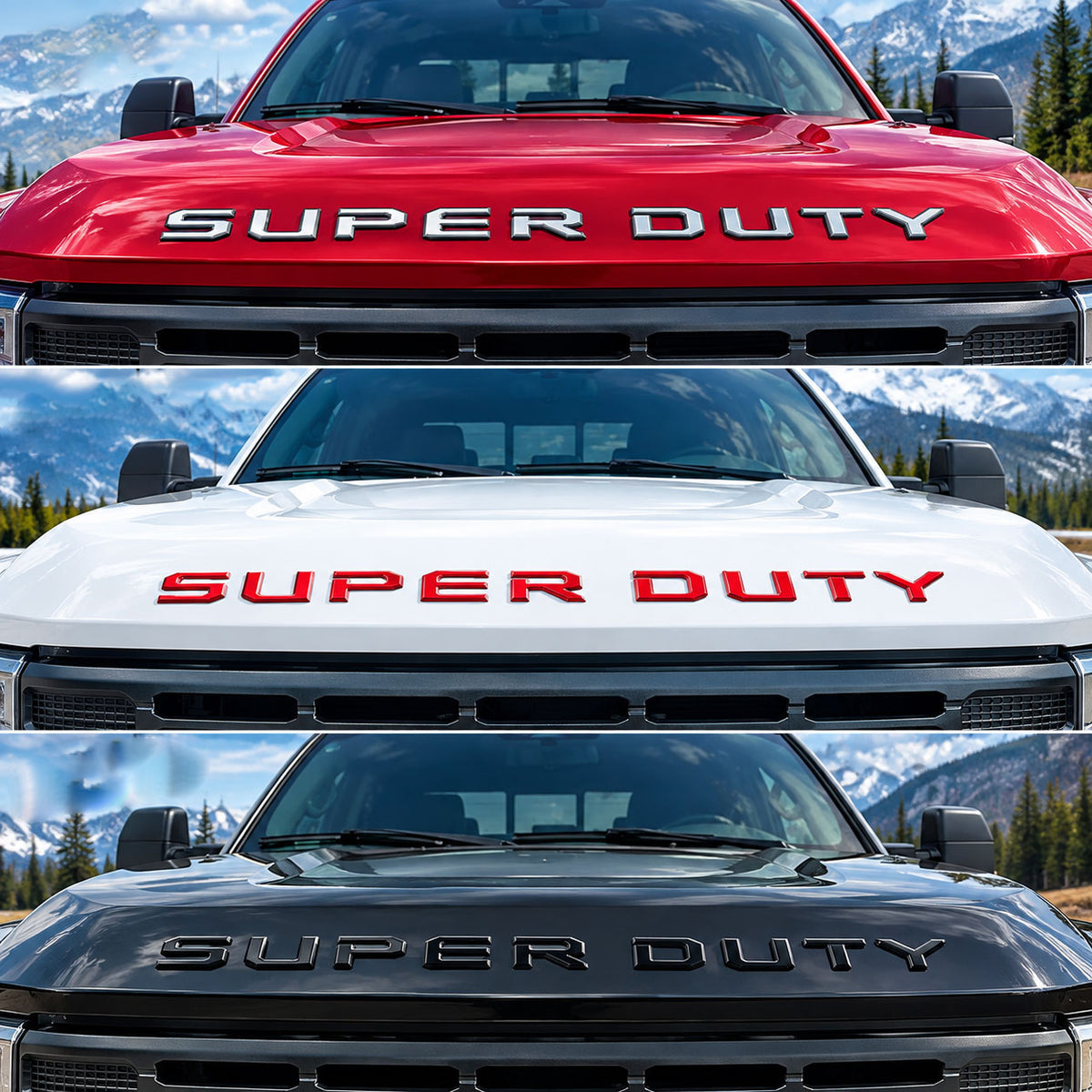 Premium Ford Super Duty Pickup 3D Emblem