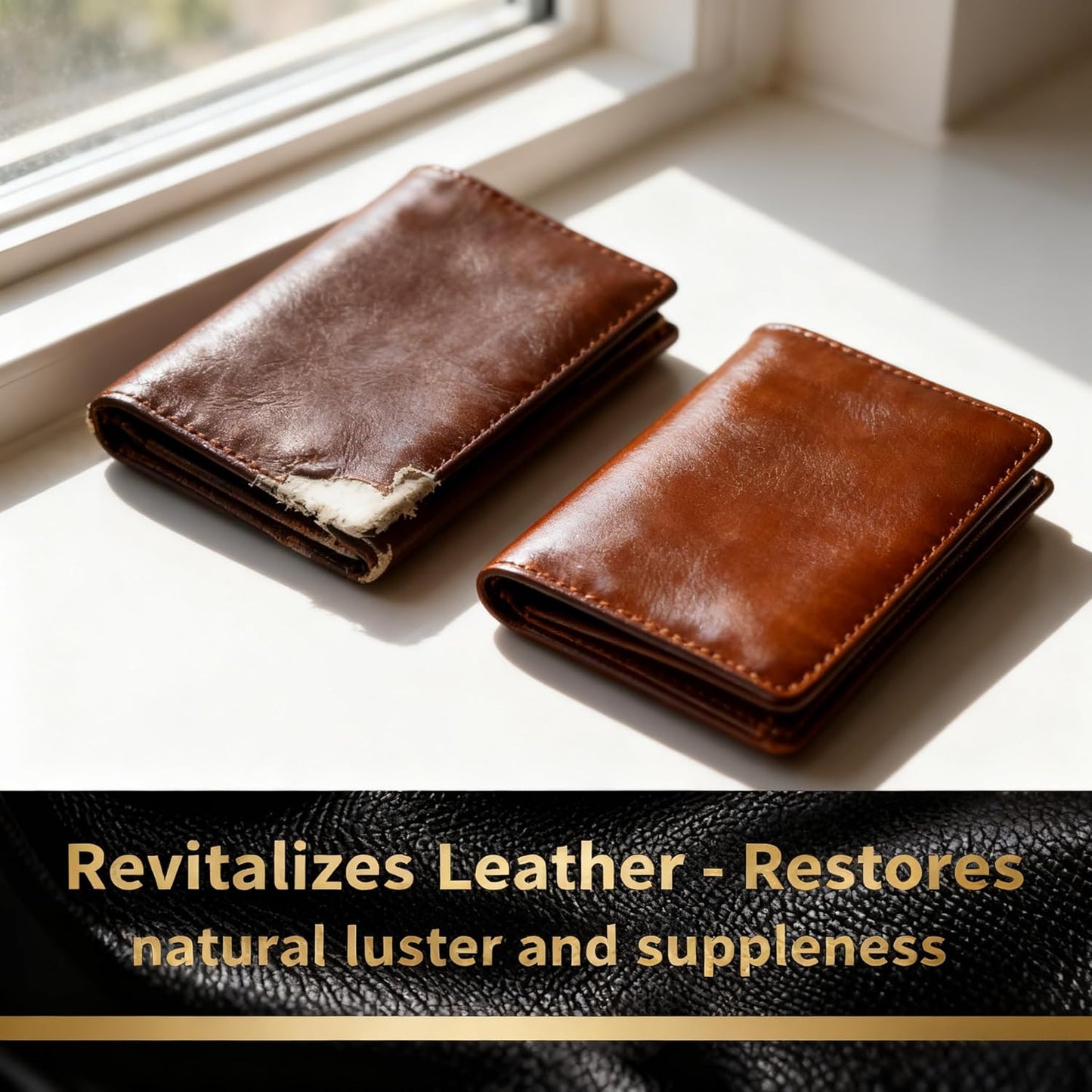 Natural Leather Conditioner & Cleaner Paste, Waterproof Leather Care Balm