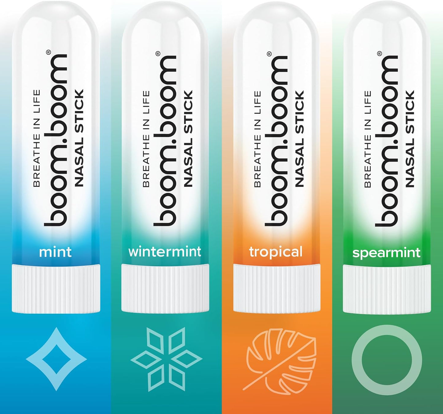 BoomBoom Nasal Stick - Cool Refreshing Sensation, Natural Mood Boost, Simple Ingredients