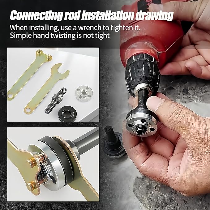 5 in 1 Electric Drill Conversion Angle Grinder Adapter Connecting Rod Kit