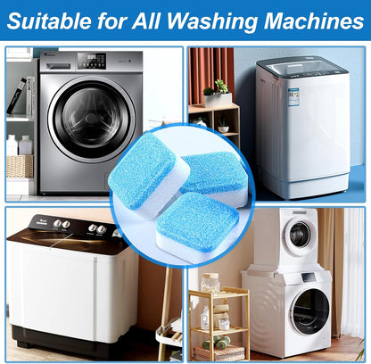 12Pcs/box Washing Machine Cleaner Tabs Hygiene Cleaning