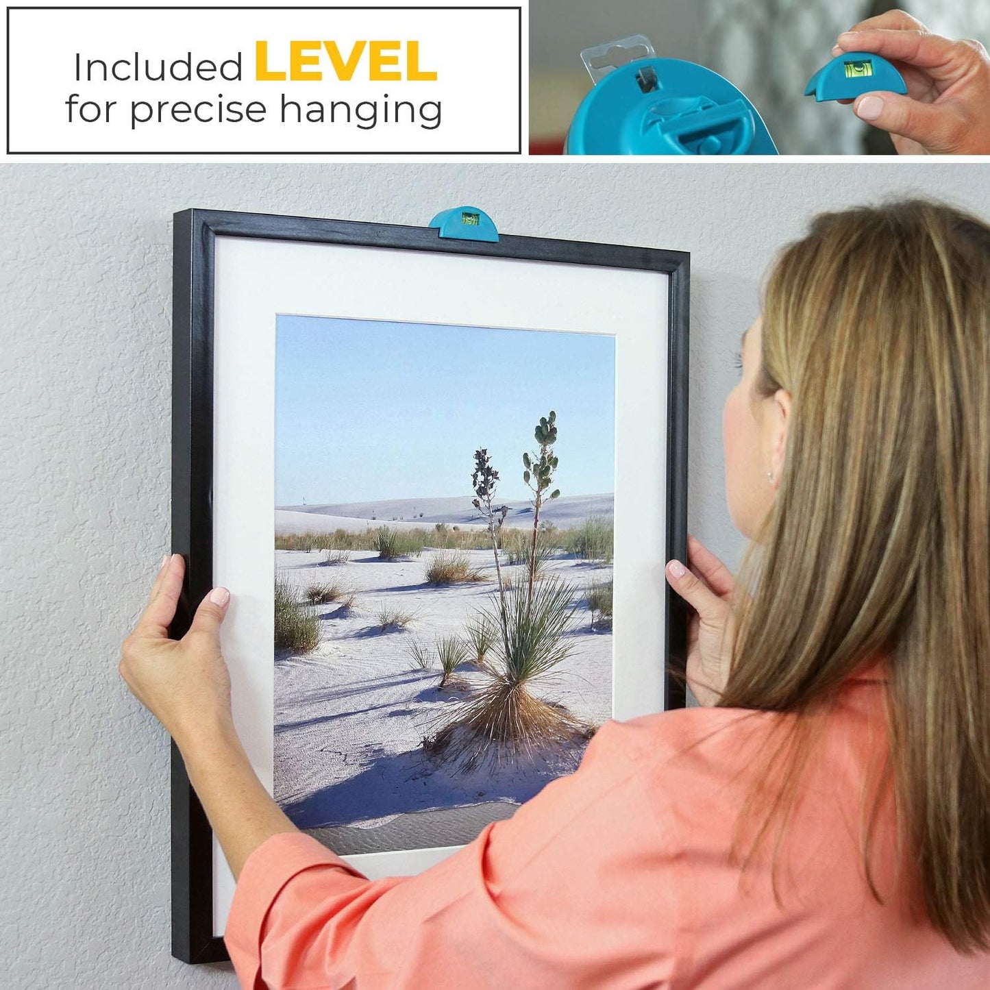 All-in-One Picture Hanging Kit - Picture Leveling and Hanging Tool with 85-Piece Hanging Essentials