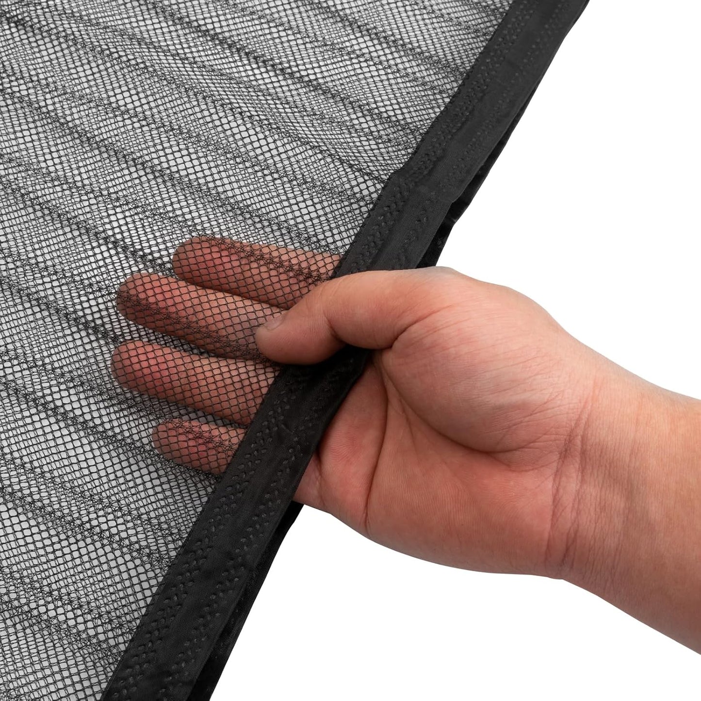 Magnetic Fly Screen Door with Stay Open Buckles