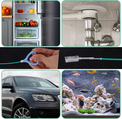Auto Sunroof Drain Cleaning Tool, 197in Flexible Long Pipe Cleaners