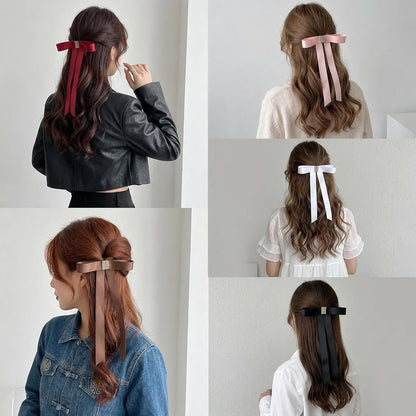 5pcs Magnetic Bow Clips Set for Styling - Seamless 2-in-1 Design