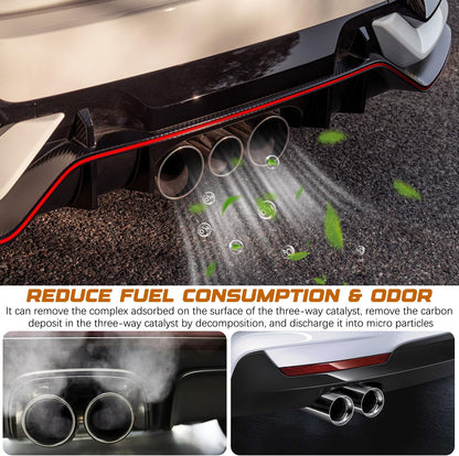 Catalytic Converter Cleaner Auto Parts Engine, Exhaust System Pipe Carbon Removal Cleaner Treatment Additive Oil
