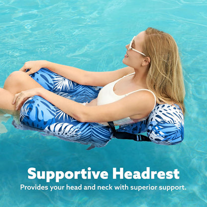 Inflatable Pool Floats Adult Water Hammock - Multi-Purpose Lounge Chair Saddle