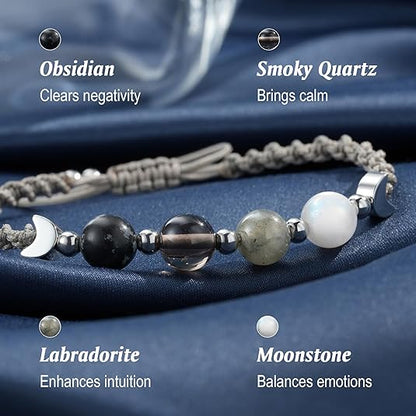 Witchy Natural Crystal Energy Bracelet