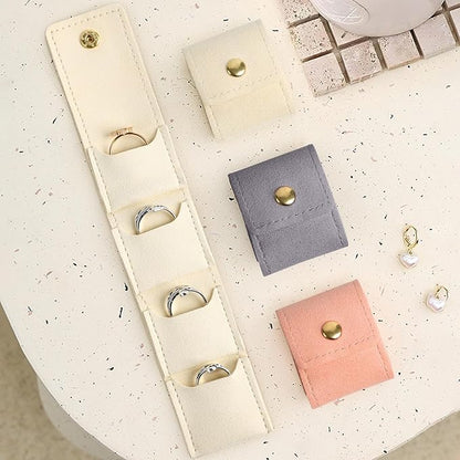 3Pcs Multifunctional Mini Portable Foldable Travel Jewelry Storage Box