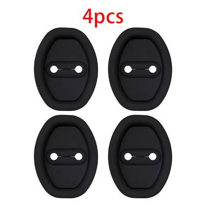 4PCS Silicone Car Door Latch Guard Covers for Car Door Protector & Noise Reduction