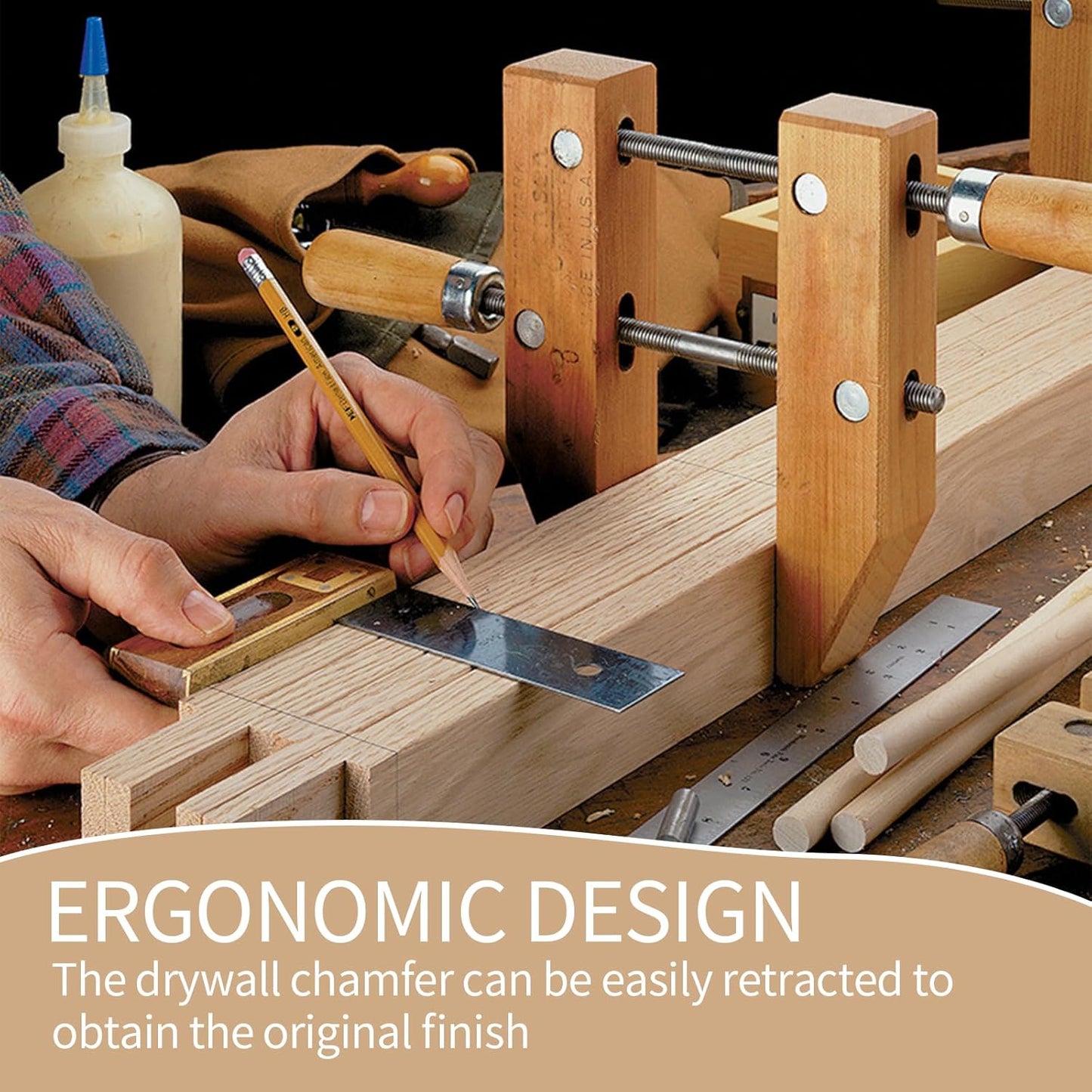 Manual 45° & 90° Angle Hand Plane Tool