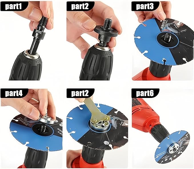 5 in 1 Electric Drill Conversion Angle Grinder Adapter Connecting Rod Kit