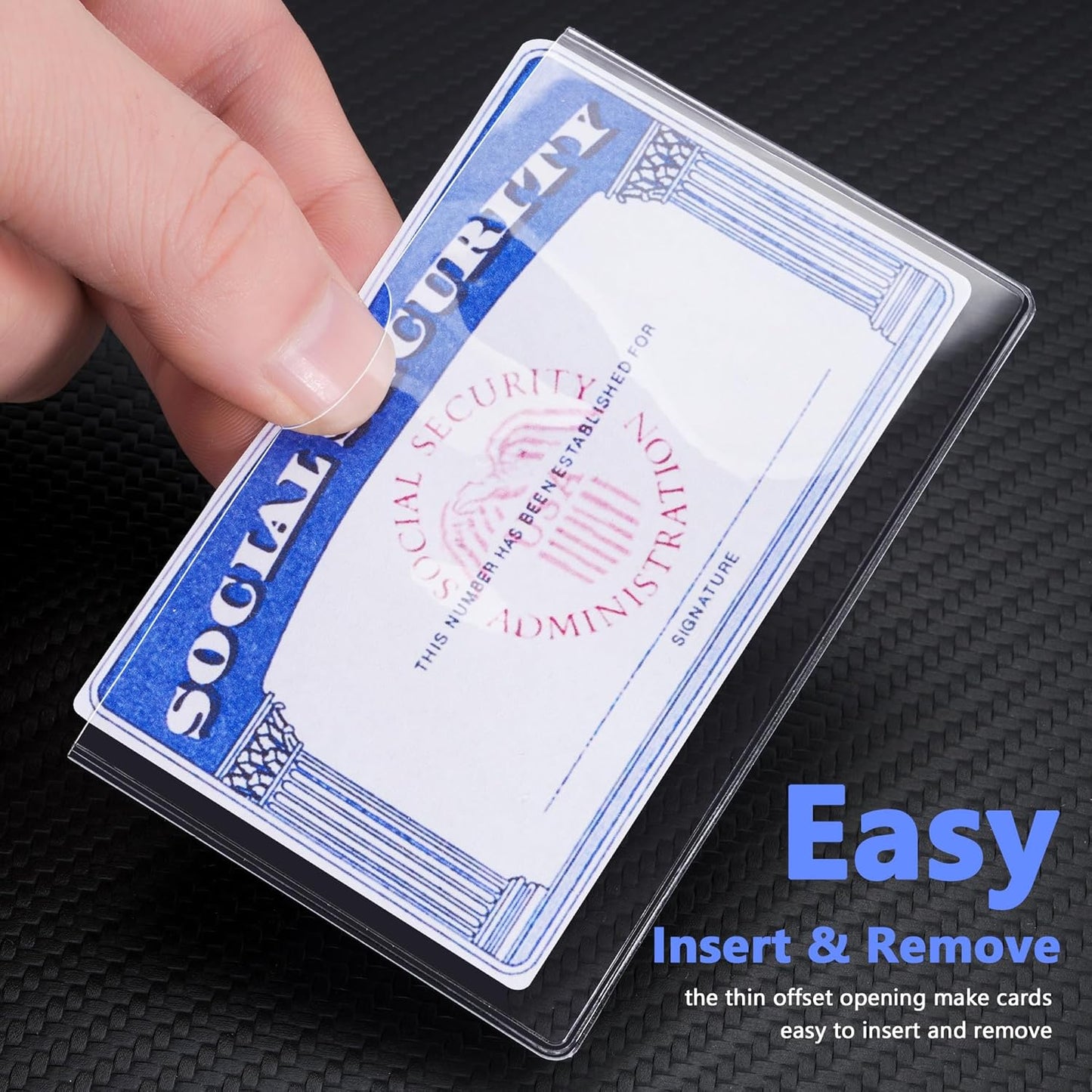 10Pcs Social Security Card Protector/Medicare Card Protector Sleeve/Social Security Card Holder