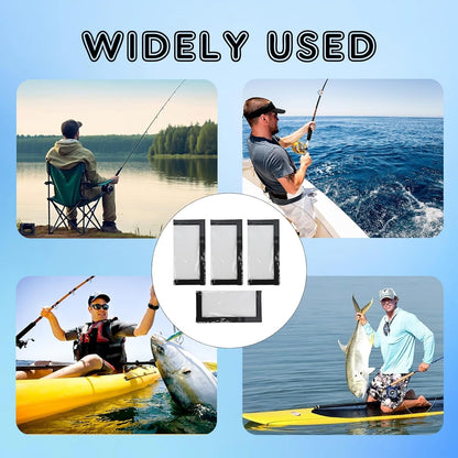 Lure Wraps Cover Lures & Hooks Safety on Fishing Rods - 4 pcs