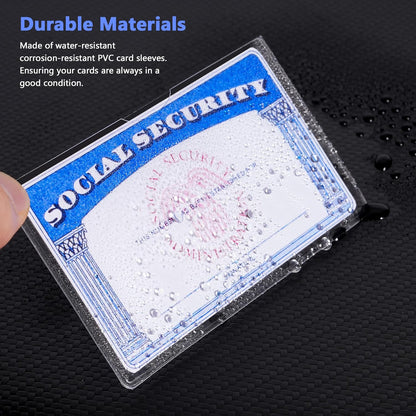 10Pcs Social Security Card Protector/Medicare Card Protector Sleeve/Social Security Card Holder