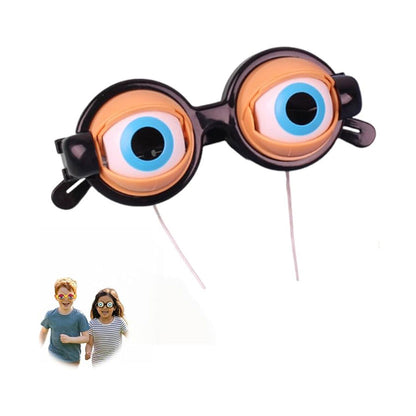 Winking Glasses for Parties & Performances, Kinetic Crazy Eyes with Manual Blink Action