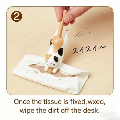 Calico Cat Desk Cleaner