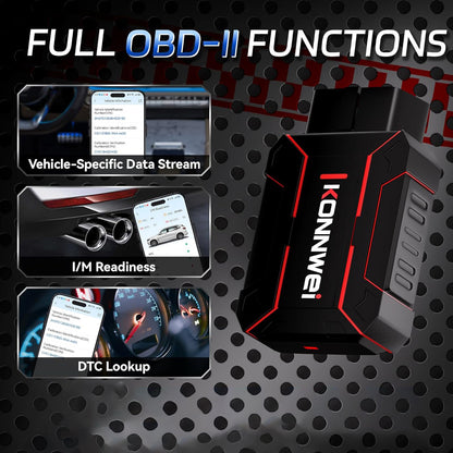 Bluetooth OBD2 Scanner Diagnostic Tool for iOS & Android