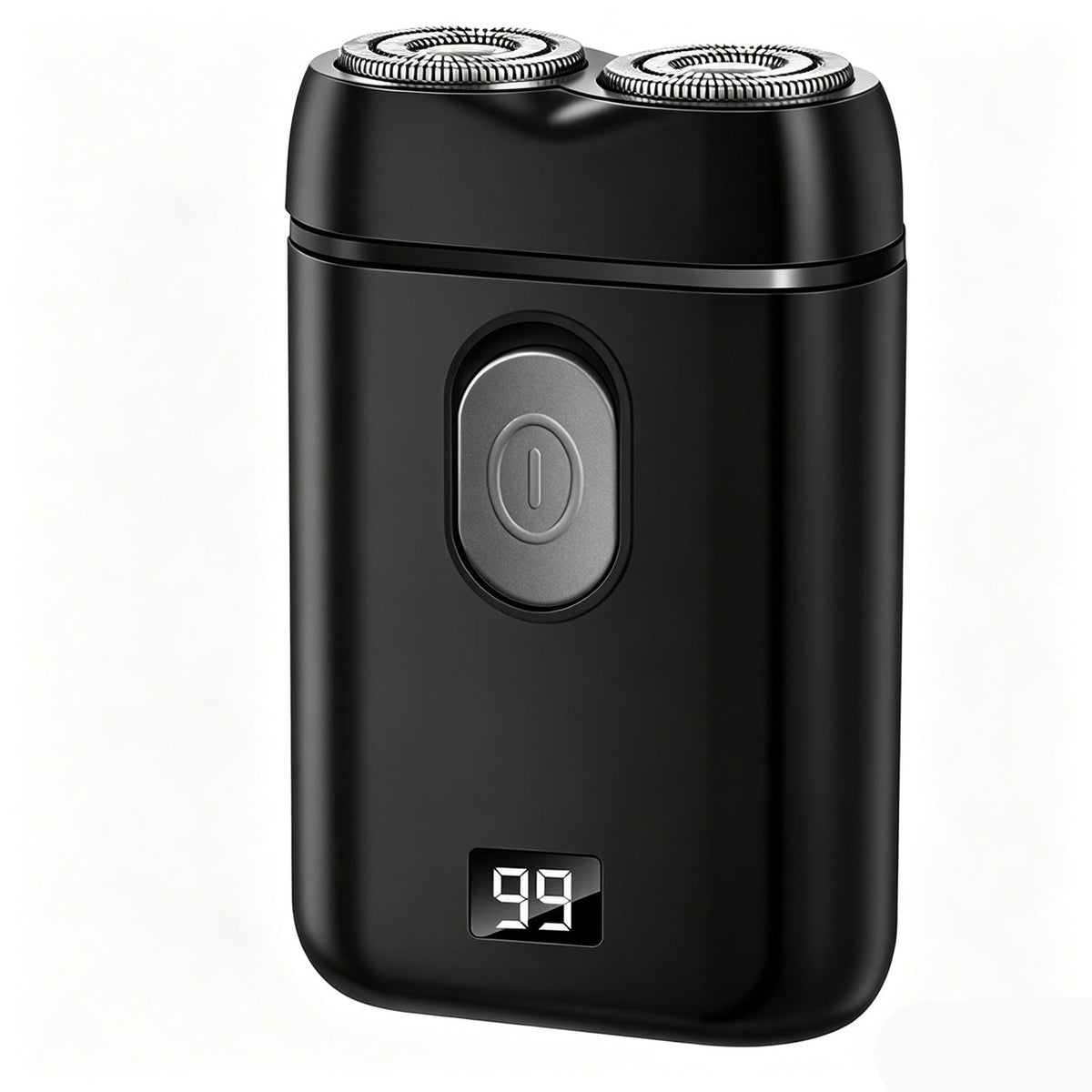 Portable Electric Shaver Dual Blade Usb Rechargeable Led Display