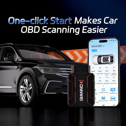 Bluetooth OBD2 Scanner Diagnostic Tool for iOS & Android