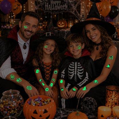 10 Pcs Halloween Tattoos for Kids
