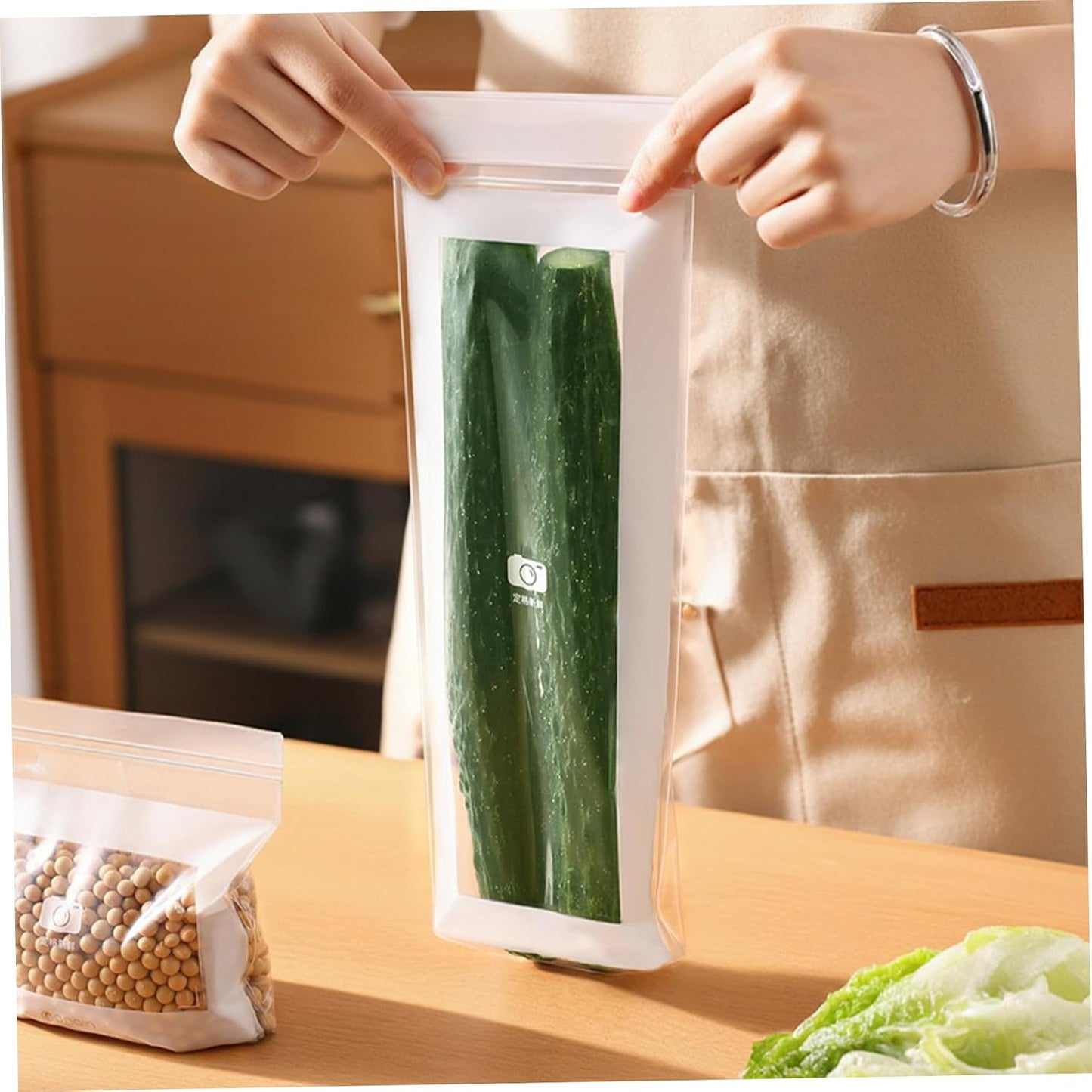 50PCS Thickened Double-Seal Food Preservation Bags