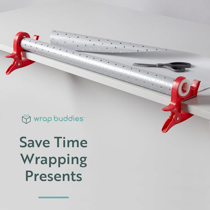 2-Piece Desktop Gift-Wrapping Tape Dispenser