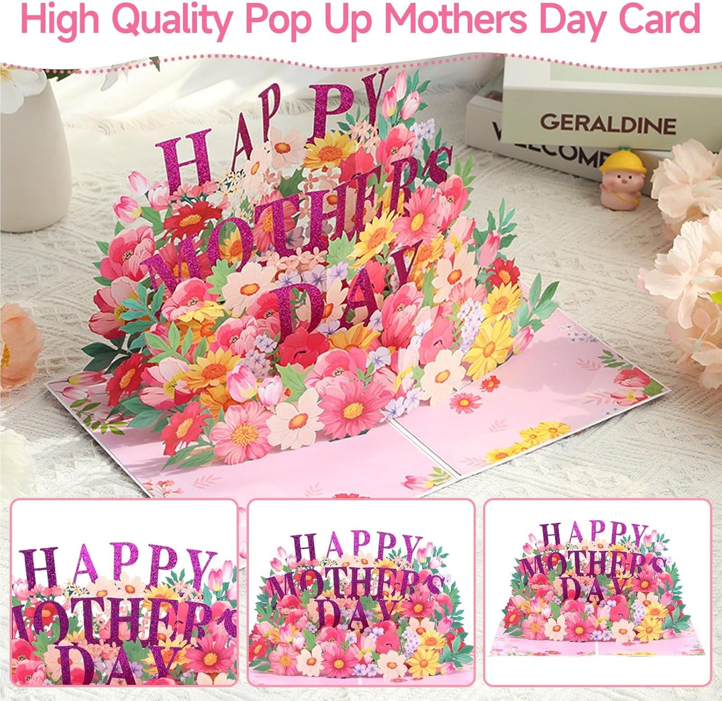 3D Mother Pop-Up Greeting Card