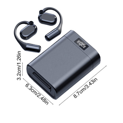 Bluetooth headphones with a power bank and LED light
