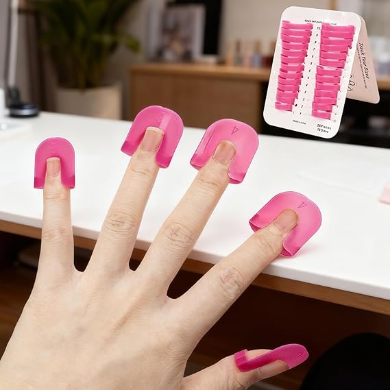 26x Nails Polish Protector 10 Sizes