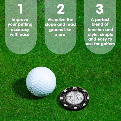 High Precision Golf Tools Leveler Clear&Transparent Ball Marker