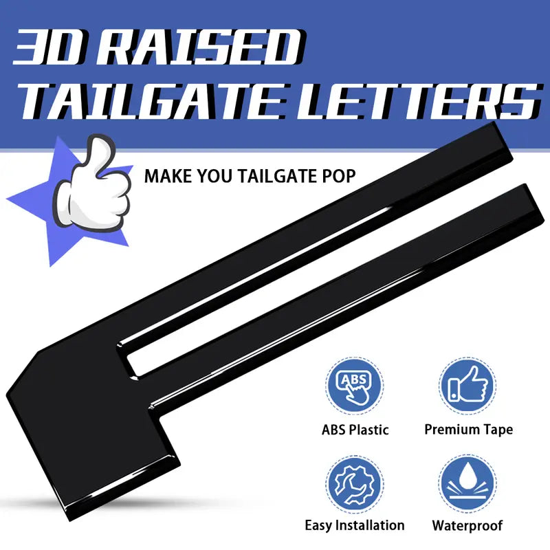 Ford F-150 Pickup Tailgate Letter Decals