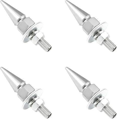 4 PCS Spikes License Plate Screws for Car