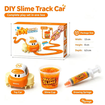 Electric Remote Control Race Track Car DIY Slime Road Builder Kit