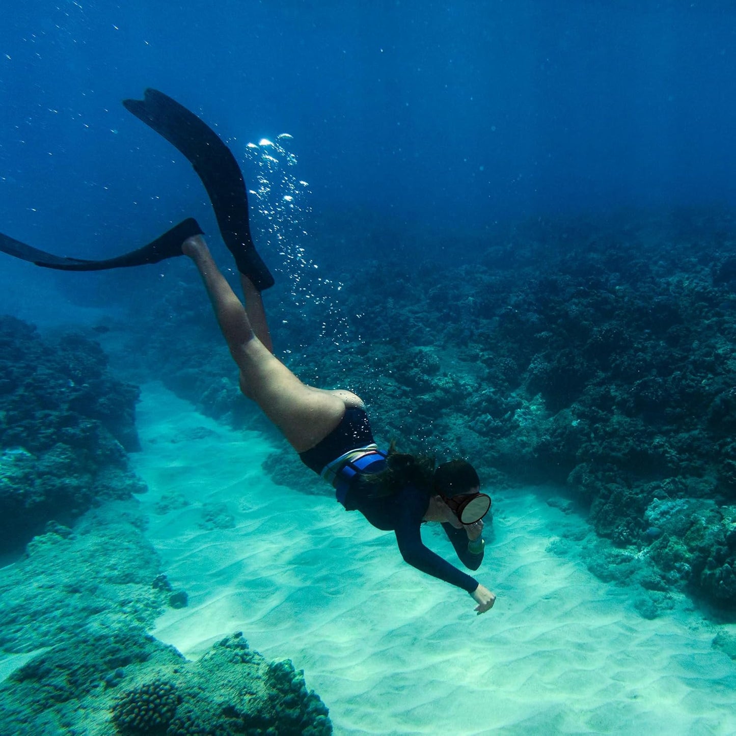 Snorkeling Gear for Adults - Anti-Fog Tempered Glass Mask