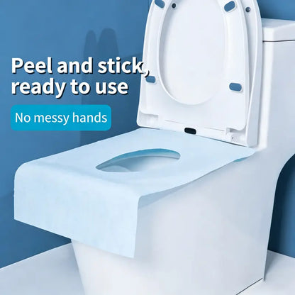 10 Packs Tear-Free Toilet Seat Covers Disposable for Adults and Kids