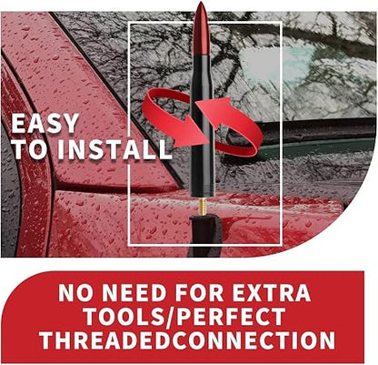 Vehicle Antenna – Aluminum Alloy Replacement Antenna (Gasket Included)