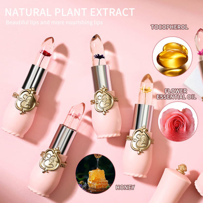 6-Piece Floral Jelly Lipstick Set