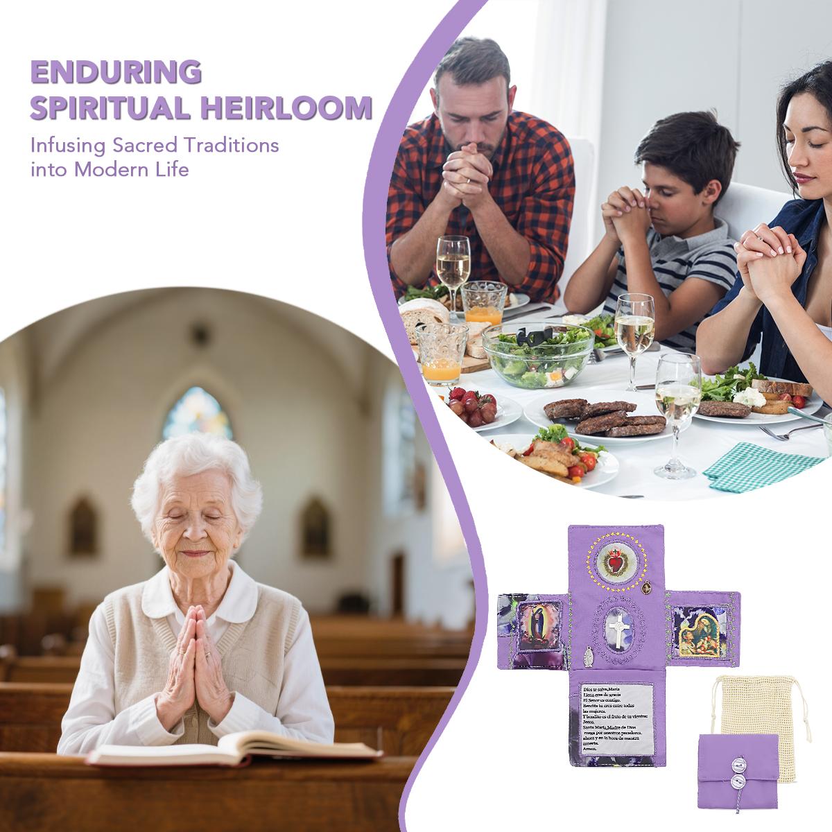 Handmade Catholic Prayer Pocket Set